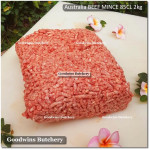 Australia beef mince plain 75CL daging sapi giling frozen price/pack 500gr